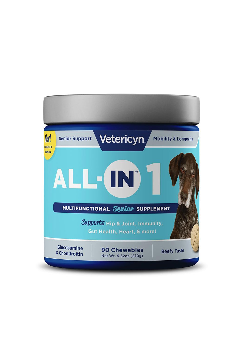 Vetericyn Senior cápsulas digestivas que favorecen la absorción de nutrientes