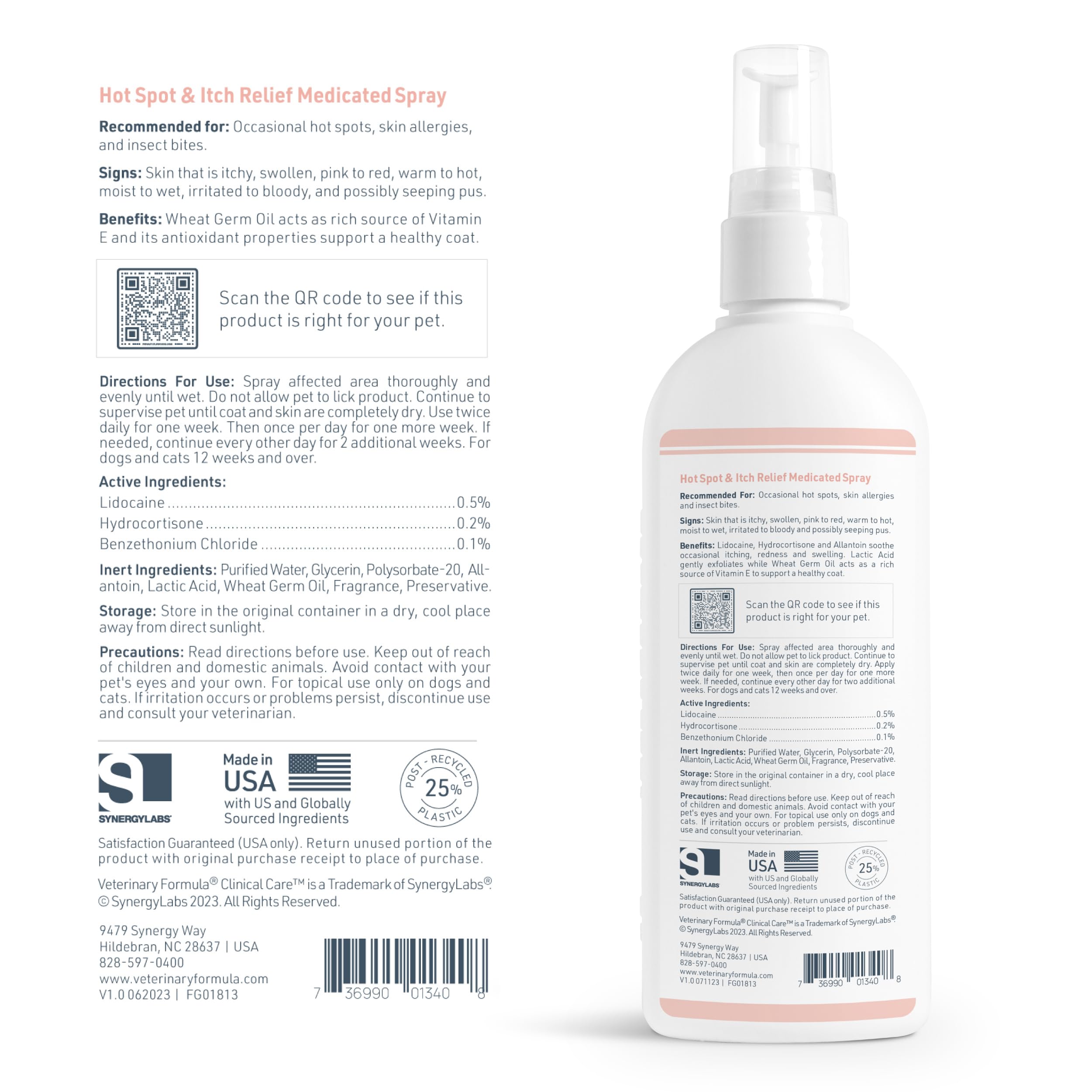 Veterinary Formula Clinical Care cuidado de la piel en casa