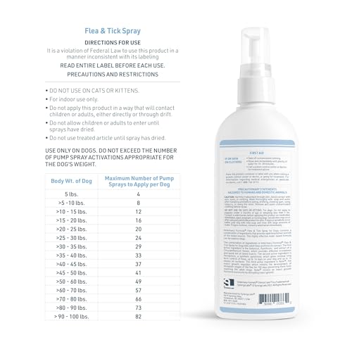 Veterinary Formula mata pulgas y garrapatas al contacto, protección de hasta 14 semanas