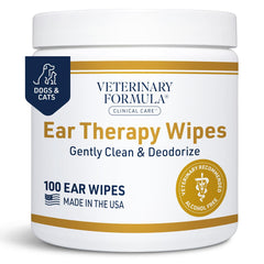 Veterinary Formula Toallitas orejas pack 100 para limpieza suave