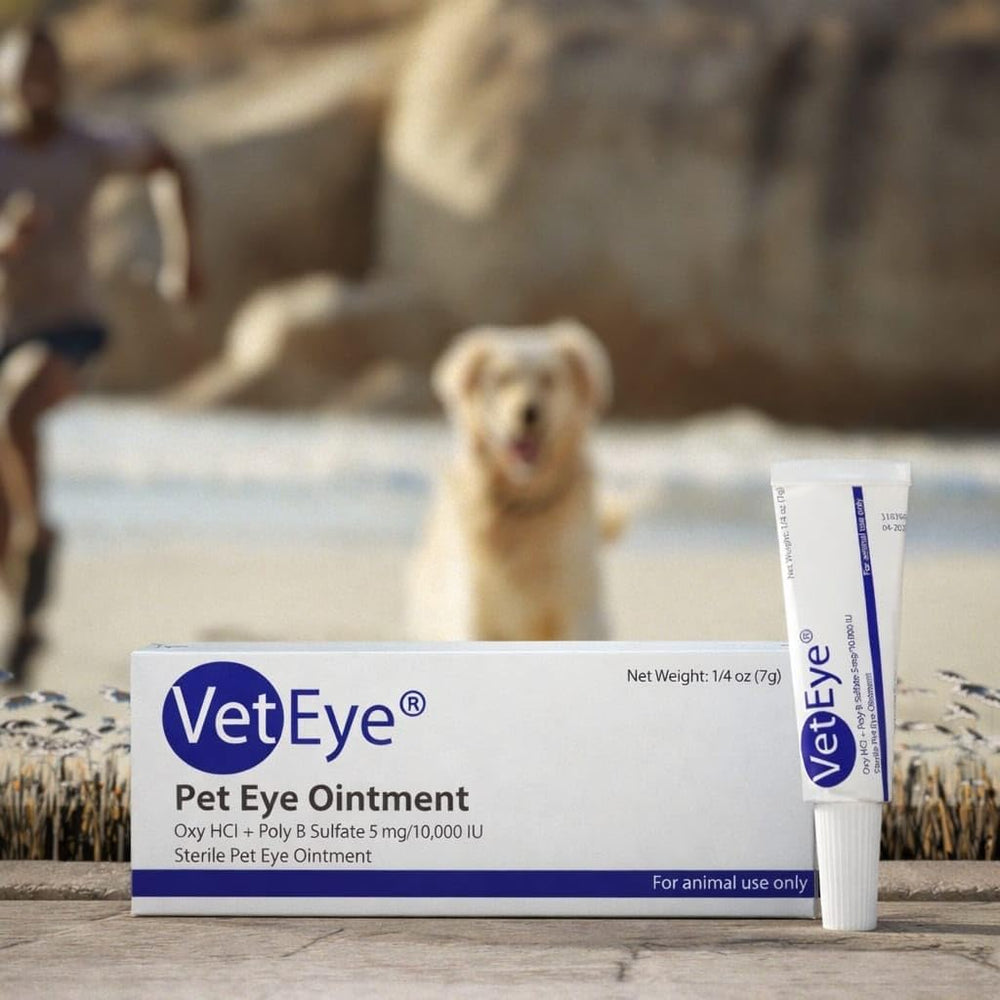 VetEye crema ocular para ovejas, cuidado ocular confiable.