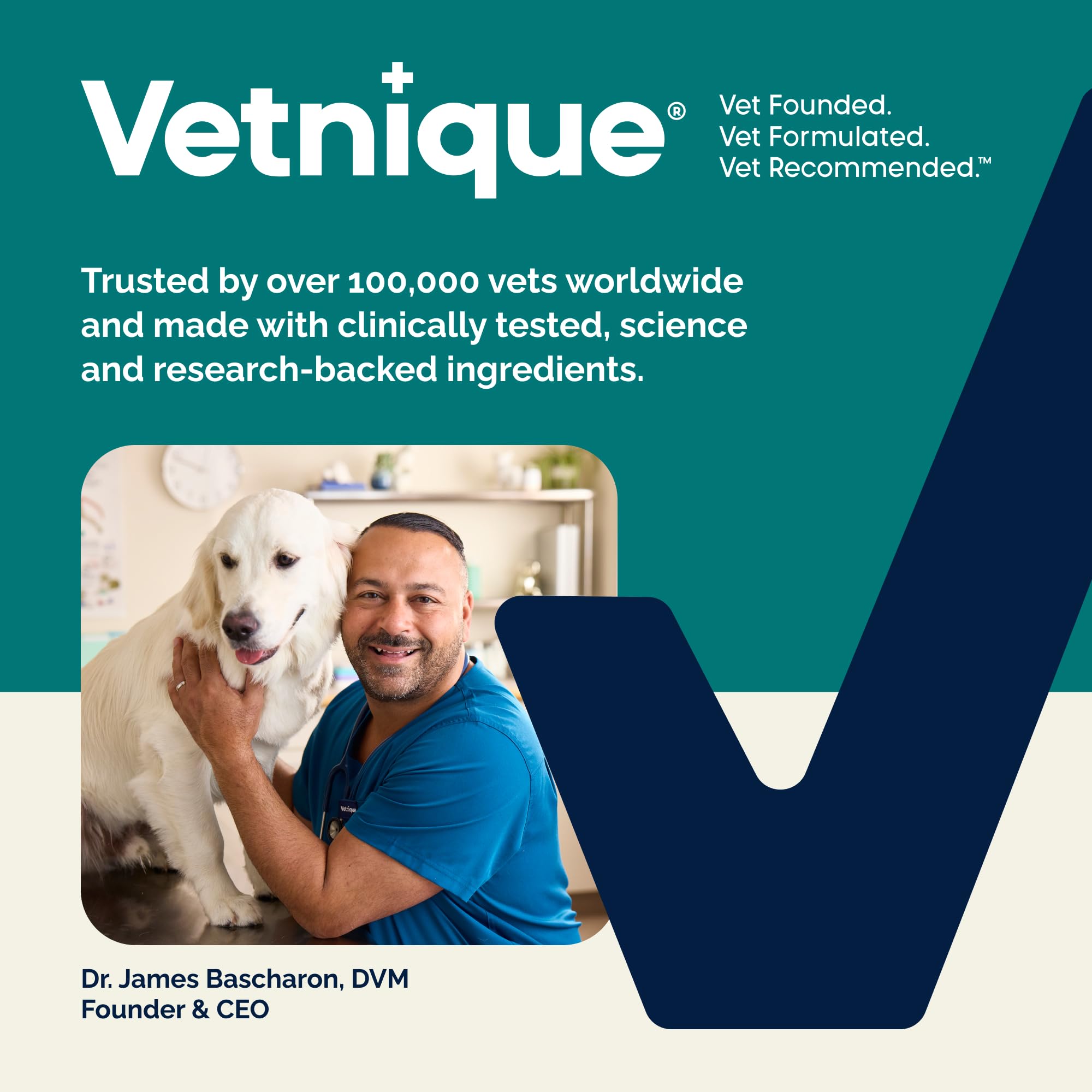 Dermabliss de Vetnique: fórmula veterinaria, creada por veterinarios para mascotas.