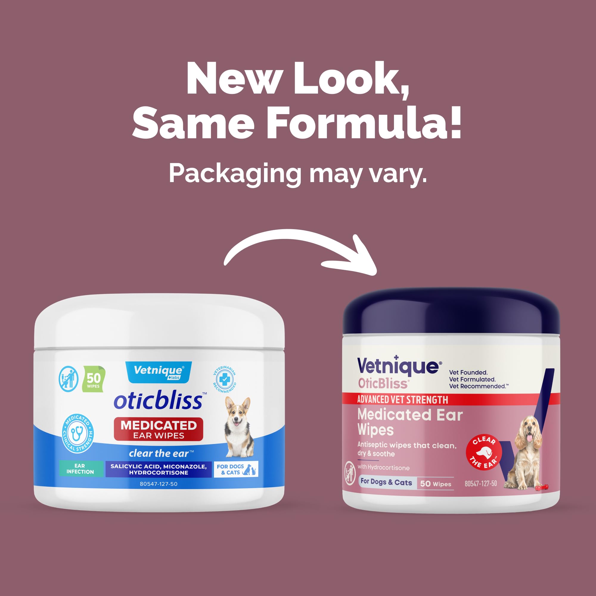 Oticbliss Vetnique, limpieza de oídos sin alcohol para mascotas.