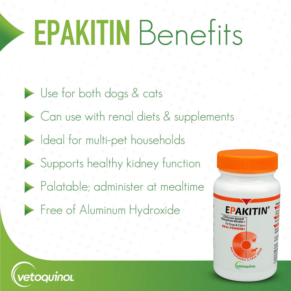 Vetoquinol Epakitin empaque de 300 g para dosificación diaria