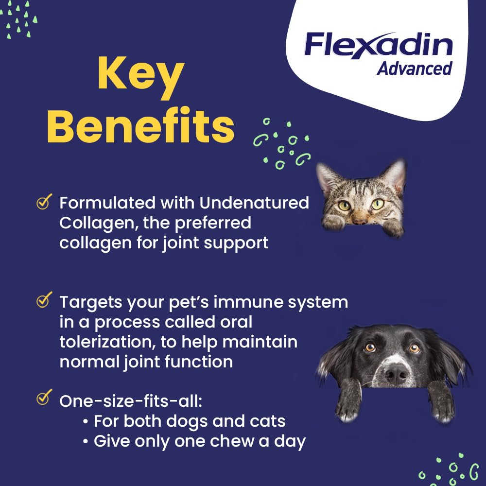 Flexadin Advanced: ingredientes como colágeno no desnaturalizado para soporte articular.