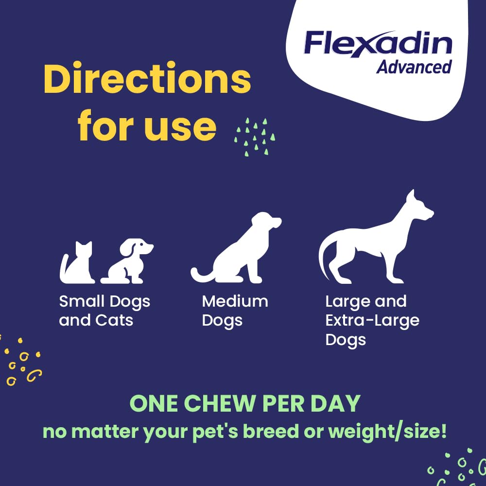 Flexadin Advanced: movilidad articular para perros activos.