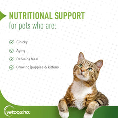 Nutri-Cal de Vetoquinol, fuente de calorías para cachorros y gatitos en crecimiento.