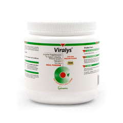 Vetoquinol Viralys frasco de polvo, apoya el sistema inmune de gatos.