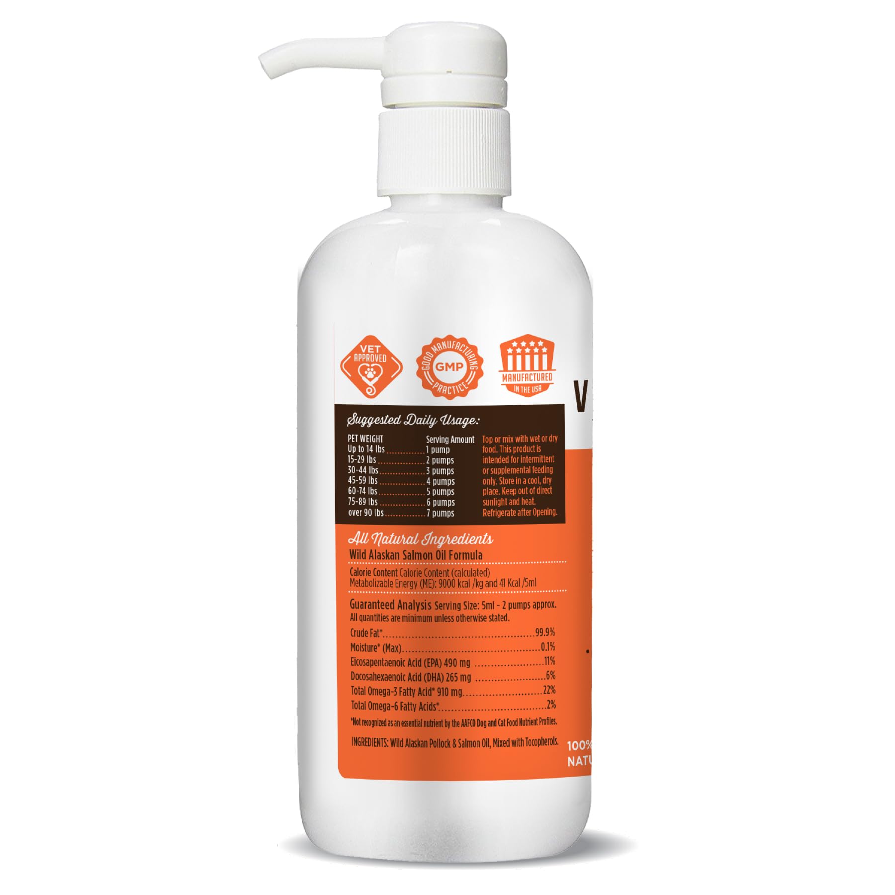 VetPro Complete, aceite rico en EPA y DHA para bienestar general.
