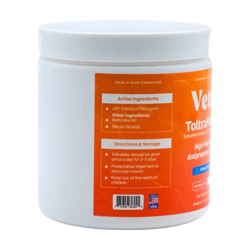 Vetr Toltramax sabor pollo, facilita la aceptación en la dieta.