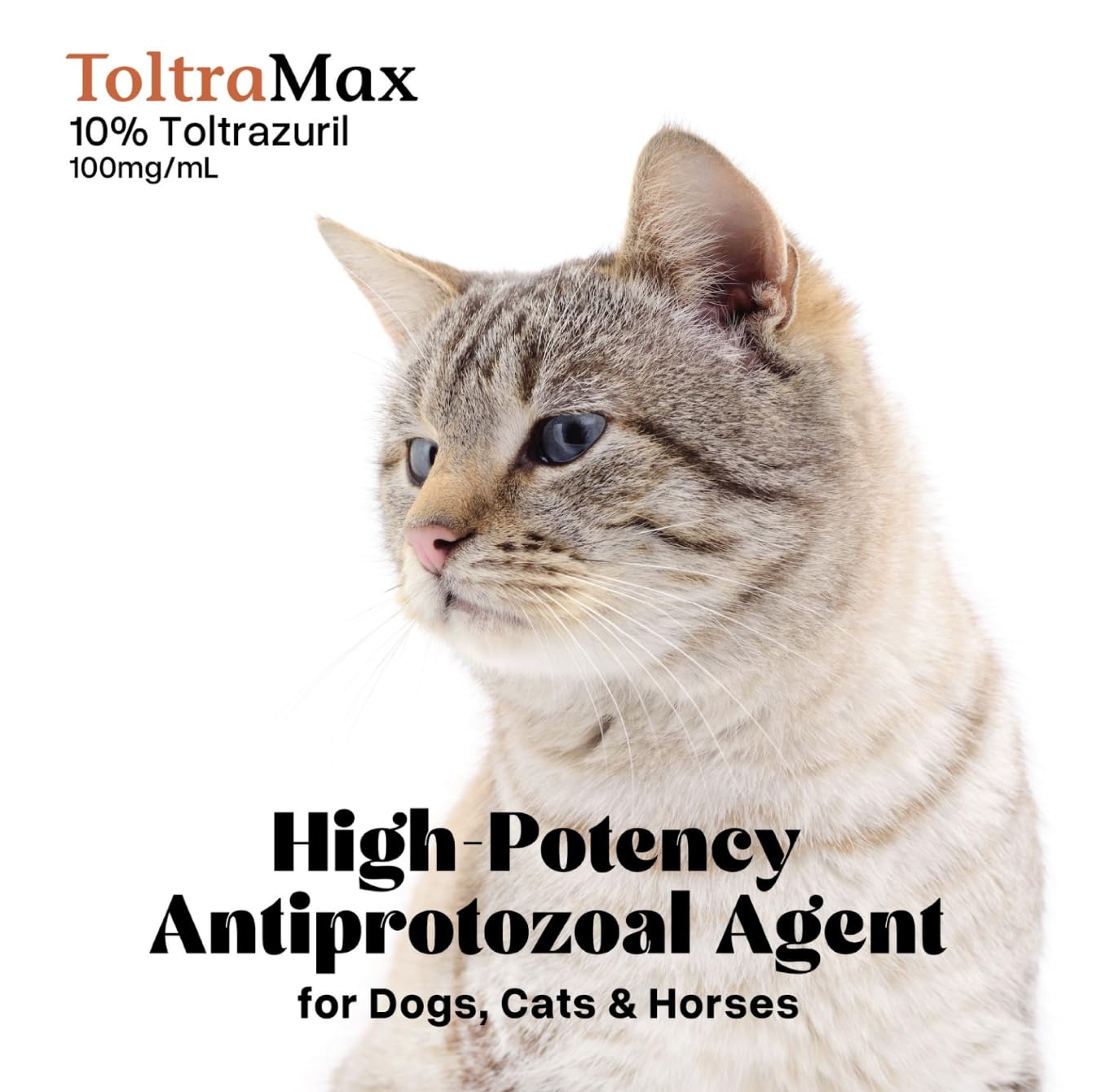 Uso veterinario de Vetr Toltramax, no apto para consumo humano.