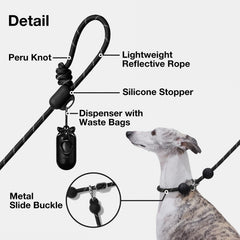 VETRESKA dispensador de bolsas para paseos limpios y prácticos.