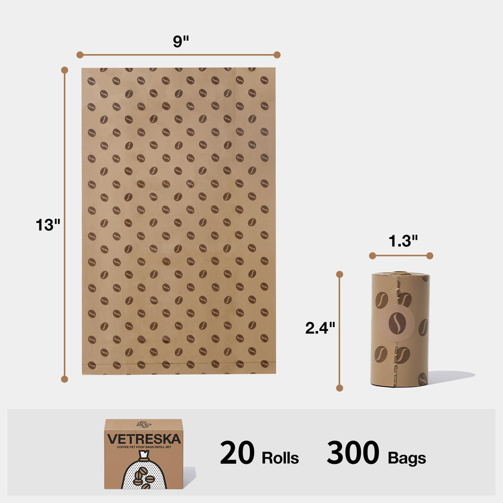 Paquete de 20 rollos Vetreska para múltiples mascotas