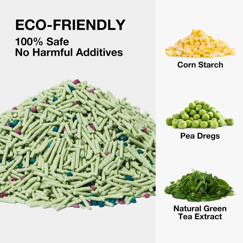 Opción ecoamigable: arena de tofu VETRESKA