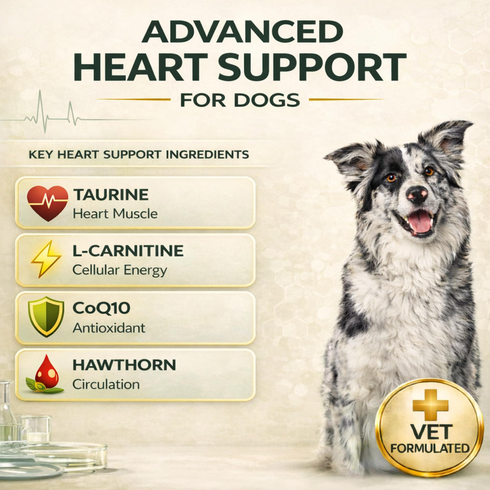 VetriScience Extra Strength Healthy Heart: apto para perros de todas las edades con soporte cardio.