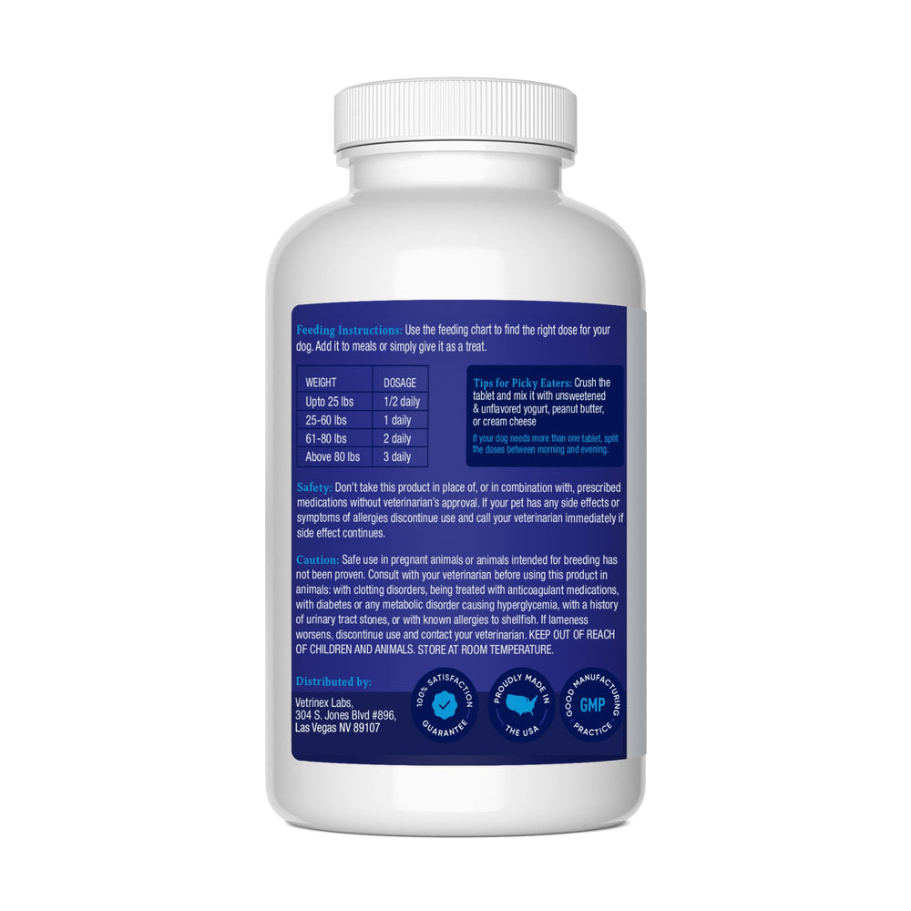 Confianza de marca y satisfacción garantizada con Vetrinex Labs.