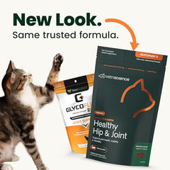 VetriScience glucosamina-msm y otros activos, para soporte articular en gatos.