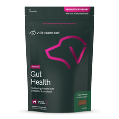VetriScience Gut Health Chews sabor pato, apoyo digestivo y regularidad para perros.