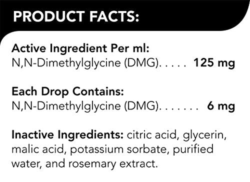 VetriScience Immunity Health DMG, aplicación en comida y apoyo energético.