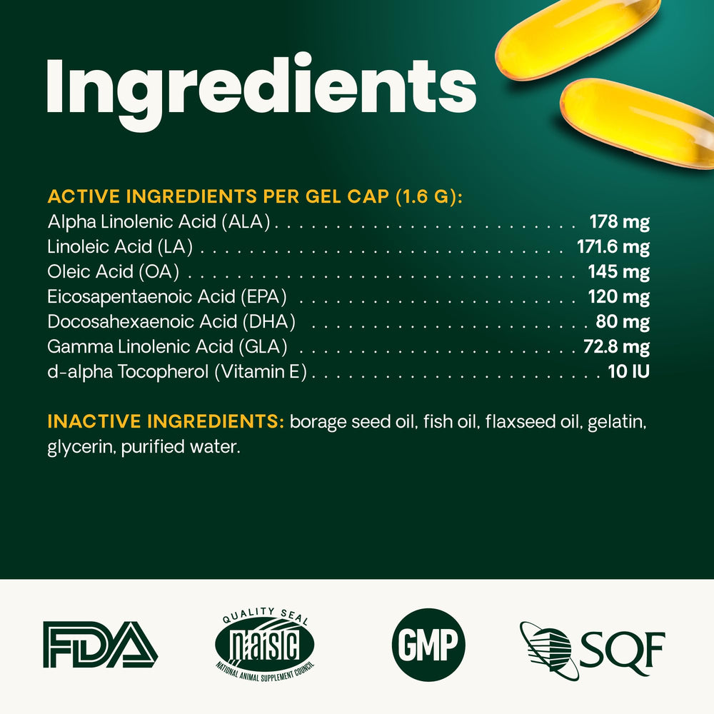 Vitamina E antioxidante para apoyar la piel.