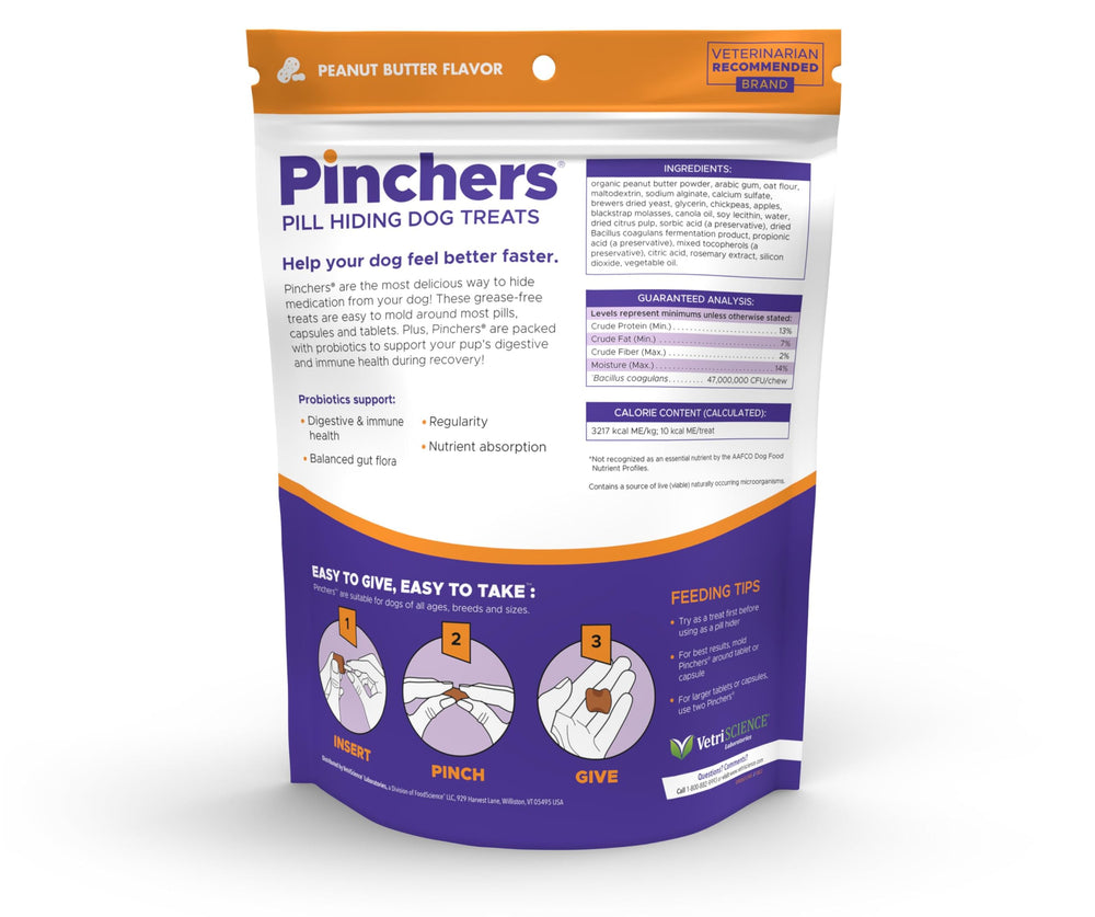 VETRISCIENCE Pinchers probióticos-digestivos, apoyo digestivo suave