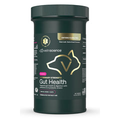 VetriScience polvo salud intestinal para perros y gatos, apoyo digestivo diario.