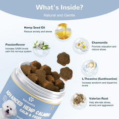 Vetriuntrix masticables calmantes, fórmula natural para tranquilidad diaria en la imagen 3