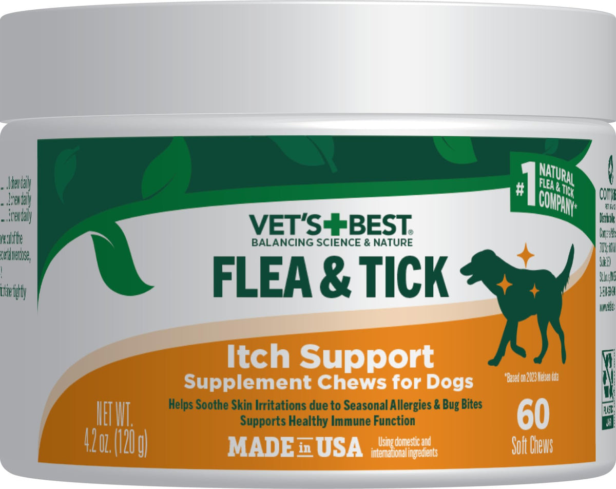 Vet's Best gomitas naturales para perro, fácil de administrar