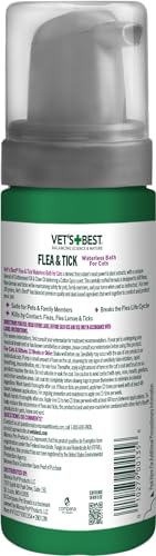 Vet's Best ingredientes vegetales certificados para el pelaje de gatos.