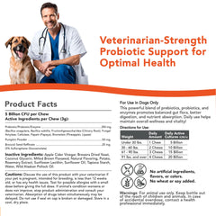 VetSmart Formulas Probiótico Multi Cepas Detalle: diversidad de cepas para apoyo probable.