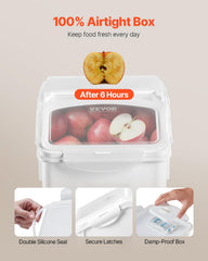 VEVOR dispensador alimento perros 20L mantiene raciones frescas