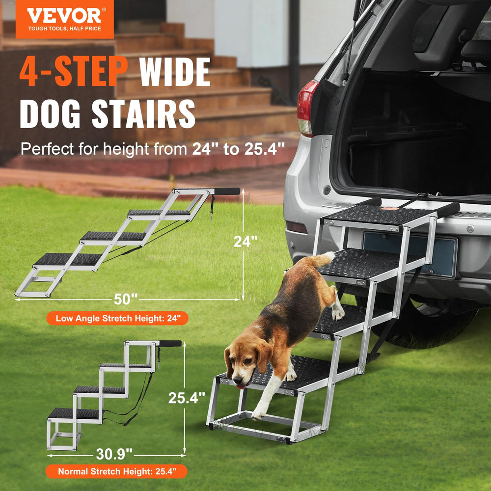 VEVOR escalones para perro, marco de aluminio estable