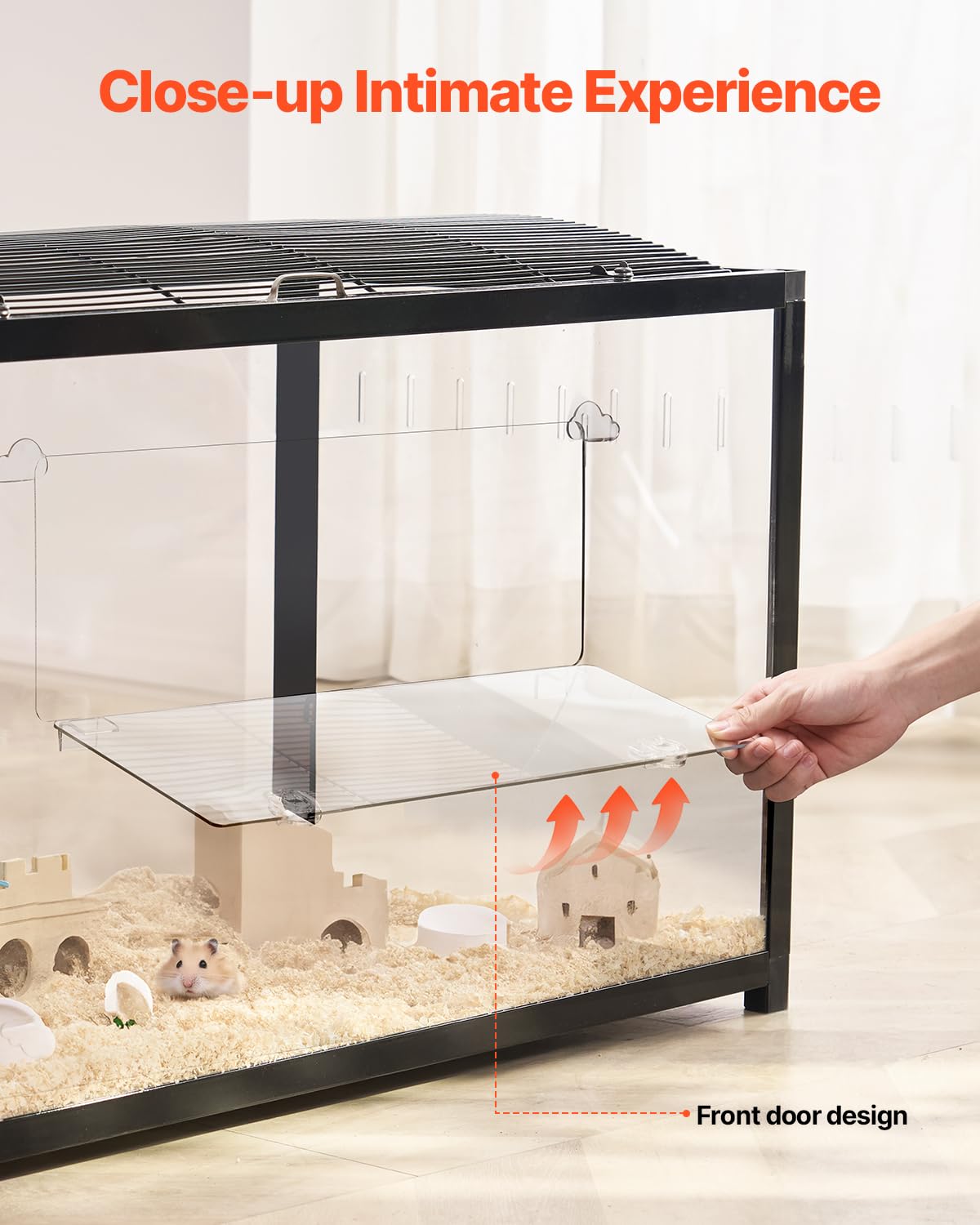 VEVOR jaula hamster limpieza facil para mantenimiento