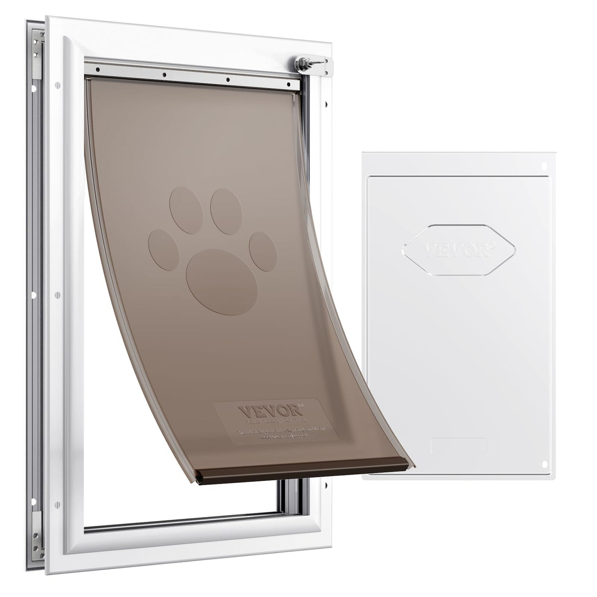 VEVOR pet door with aluminum frame for durable, all-weather access