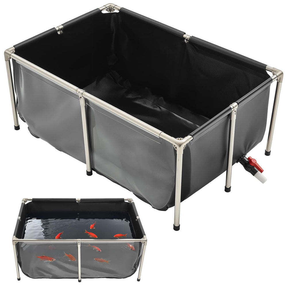 VEVOR piscina koi con panel vision claro para observar los peces con claridad