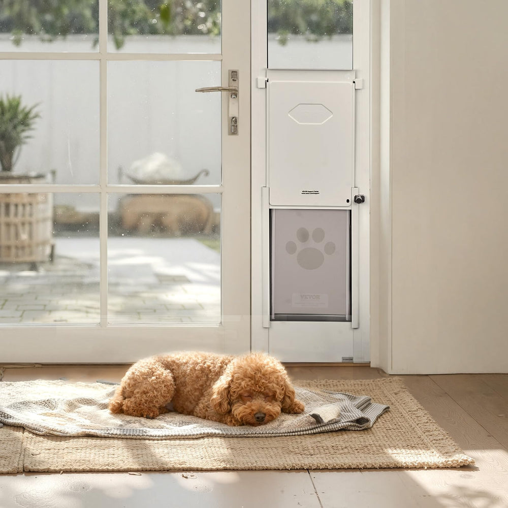 VEVOR puerta para perros uso seguro para mascota dentro y fuera