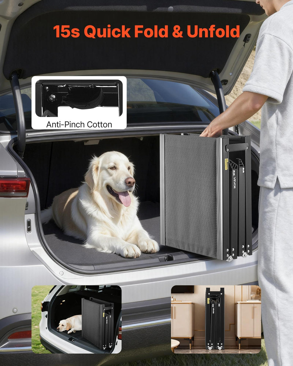 Rampa VEVOR para uso interior y exterior en coches y casa