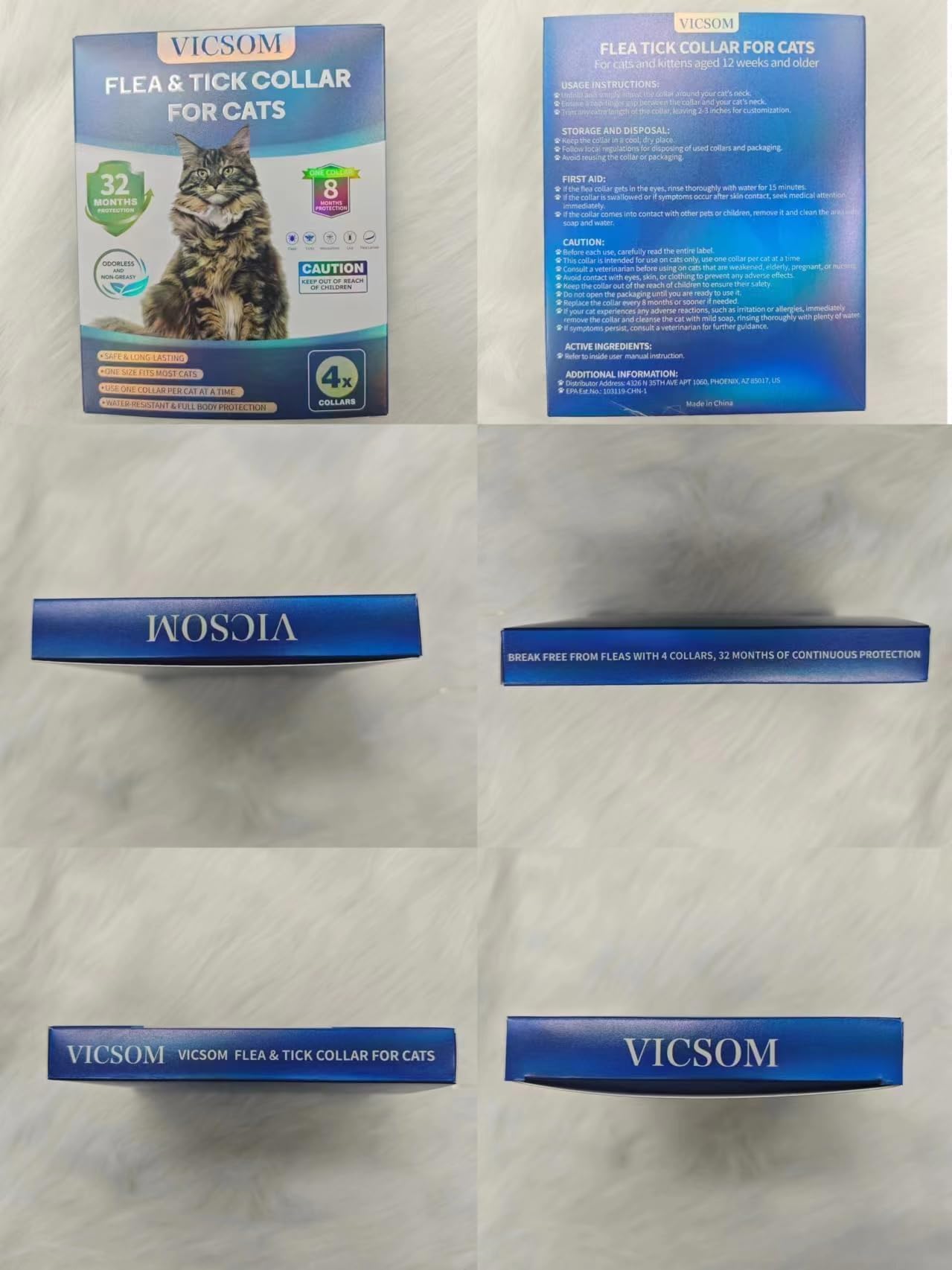 Collar VICSOM uso diario con protección continua.
