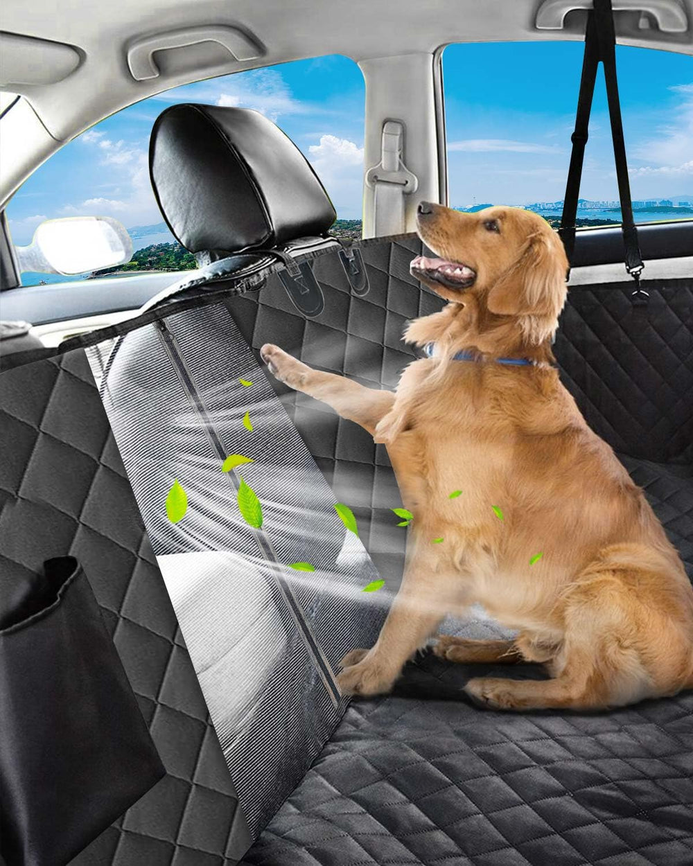 Bolsas de almacenamiento integradas para accesorios del perro Victoper