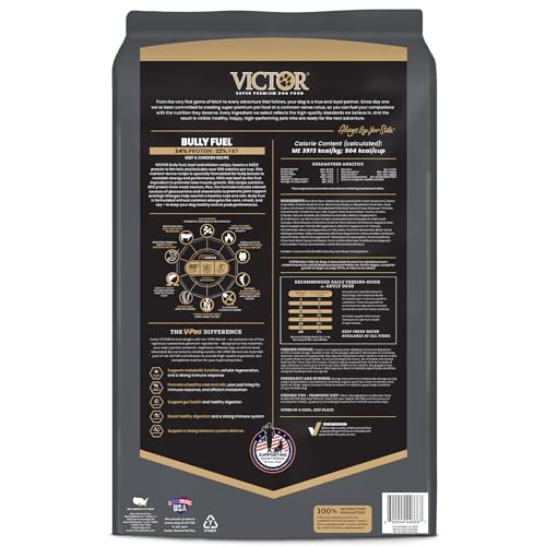 VICTOR Bully Fuel, glucosamina y condroitina naturales para articulaciones.