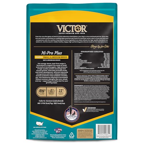 VICTOR Hi-Pro: calcio y fósforo para huesos y dientes fuertes.