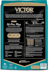 VICTOR Hi-Pro Plus croquetas, detalle de textura para desarrollo de músculo.