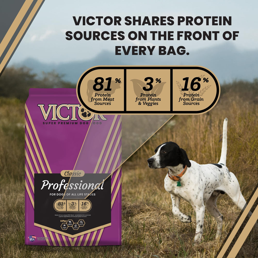 VICTOR Professional con vitaminas, minerales y ácidos grasos para piel sana.