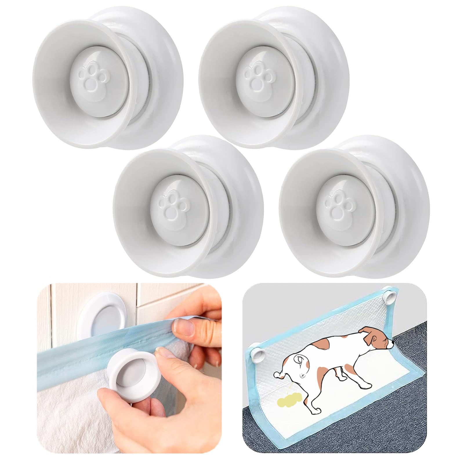 VIKOS 4-pack soportes magnéticos para entrenamiento, fijación estable en pared