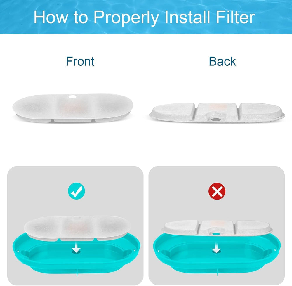 Filtros diseñados para retener impurezas y mantener el agua fresca.