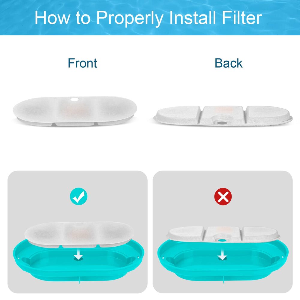 VinDox éponges pré-filtrantes 8 packs pour filtration efficace