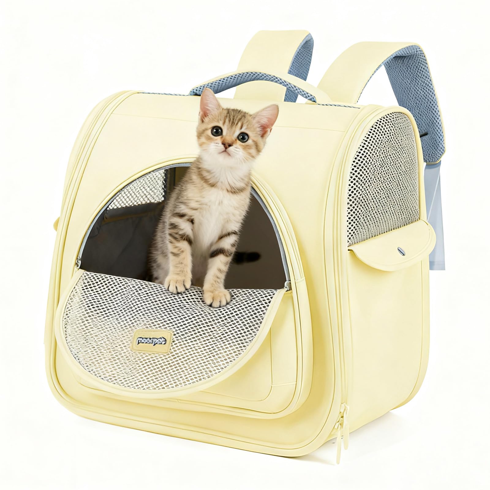 Mochila Vinqki para gato con amplio espacio para viajar
