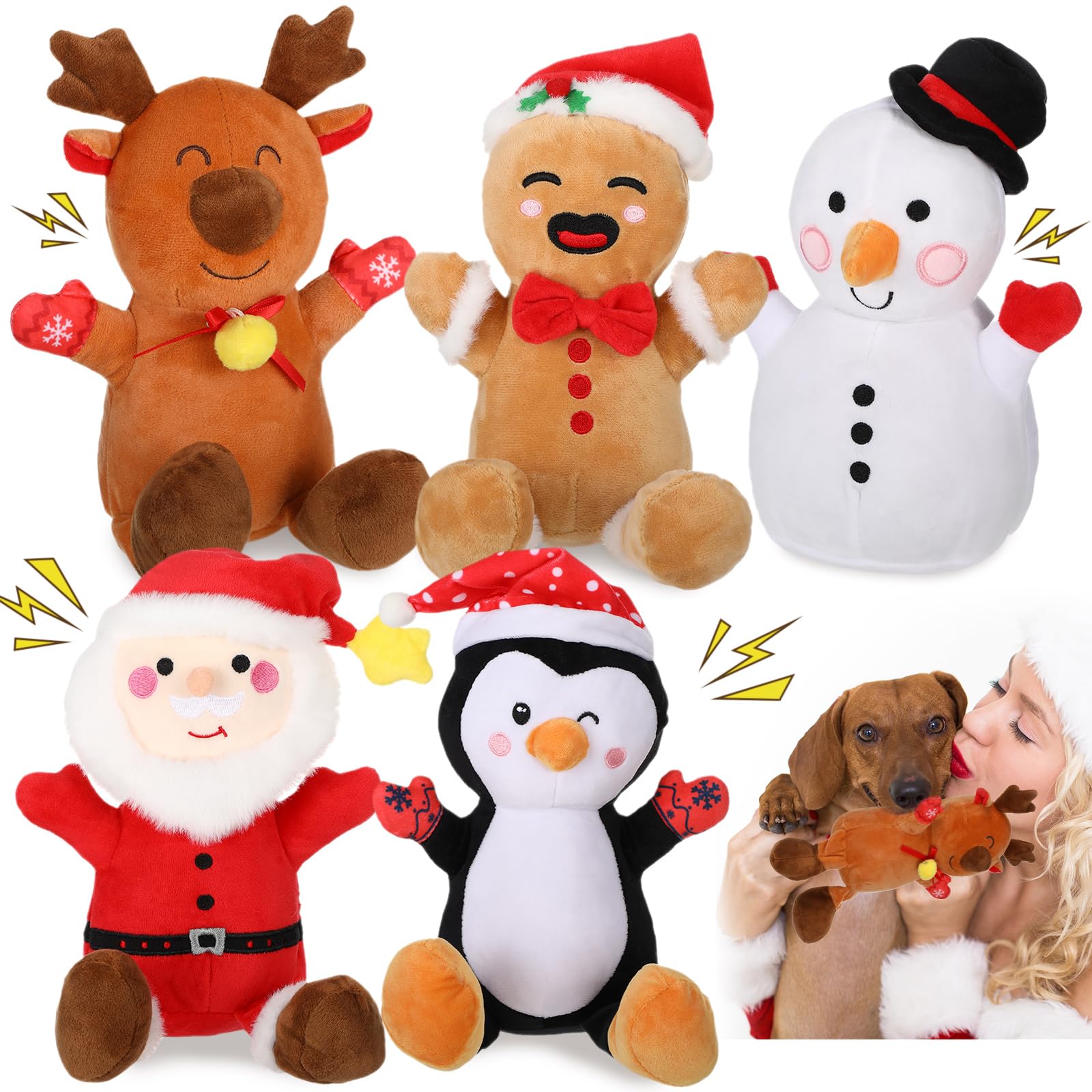 Juguete navideño de Vinsot con Santa, ideal para juego interactivo diario
