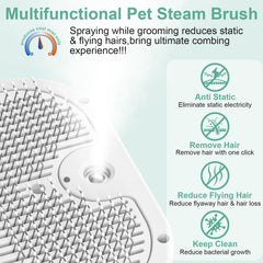 Viphope cepillo antic-static para perros y gatos reduce estática durante el cepillado