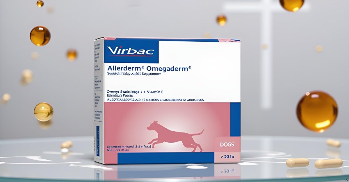 Virbac ALLERDERM Omega, escena en casa lista para alimentar.